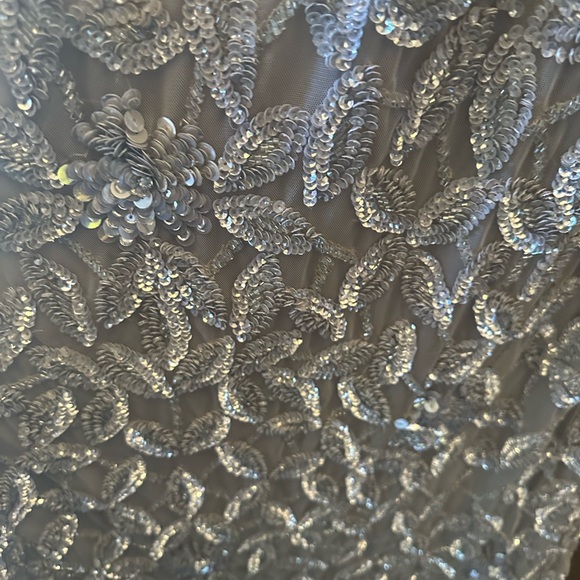 ✔️#63B BNWT MAC DUGGAL  93537 Embellished Cowl Neckline Floral Dress - Picture 14 of 16